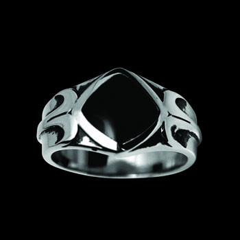 Ocelový prsten 093-on