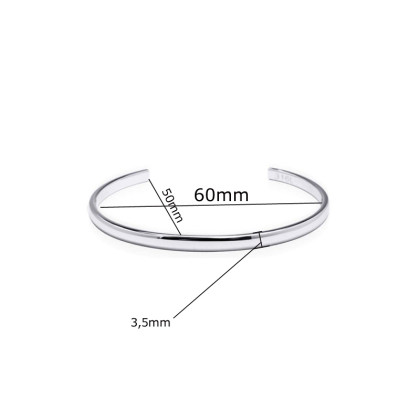 Bangle náramek chirurgická ocel GBSG13-60