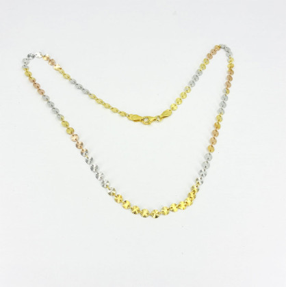 Luxusní pozlacený náhrdelník stříbro 925 3131820005