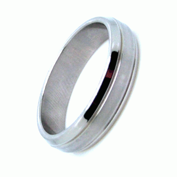 Ocelový prsten SET06