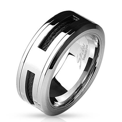 Ocelový prsten 4597