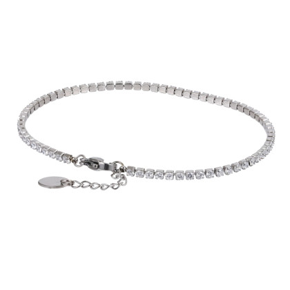Tenisový náramek pro ženy chirurgická ocel se zirkony MBSS220-175