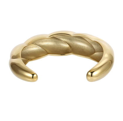 Náramek bangle z chirurgické oceli MBSG25GD