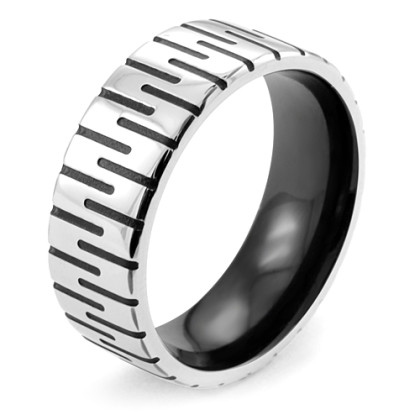 Ocelový prsten MCRSS002