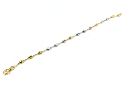 Zlatý náramek stříbro 925 3104730023