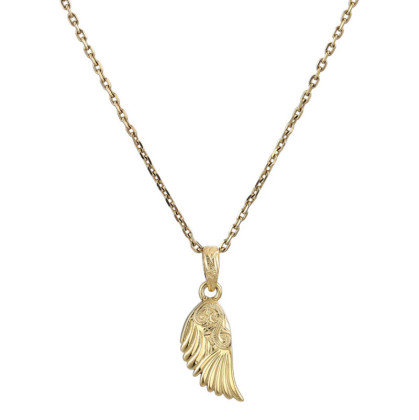 Přívěsek z chirurgické oceli andělské křídlo + řetízek Genco GPSS1562