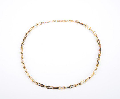 Zlatý náhrdelník z chirurgické oceli WJHN247