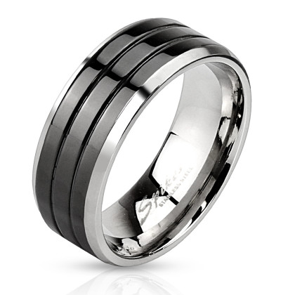 Ocelový prsten pro muže 3103