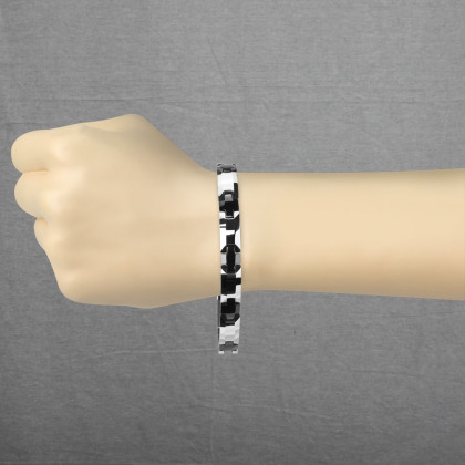 Luxusní pánský wolframový náramek SESTUB011