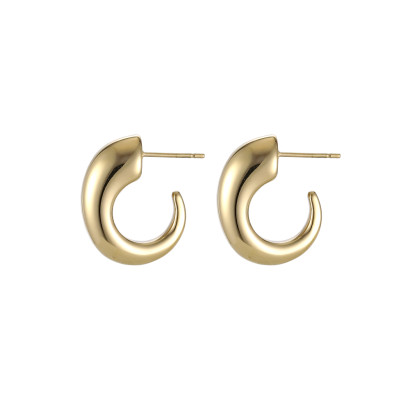 Pozlacené ocelové náušnice ESS782GD