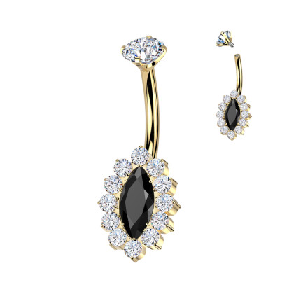 Titanový pírsing do břicha SETIN58-ST