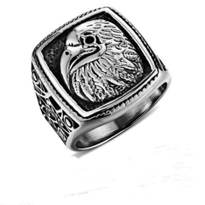 Ocelový prsten pro muže WJHZ563