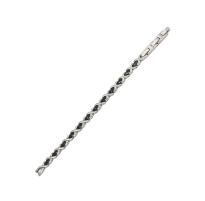 Stylový náramek z chirurgické oceli BSS128