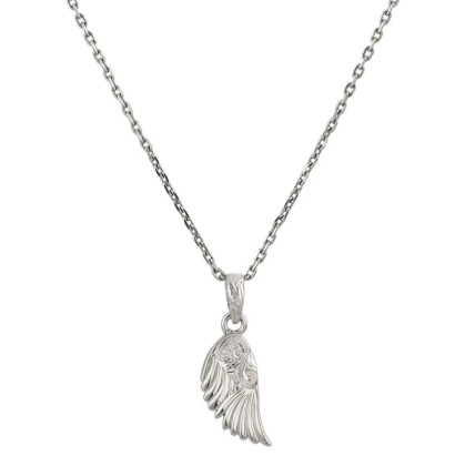 Přívěsek z chirurgické oceli andělské křídlo + řetízek Genco GPSS1562