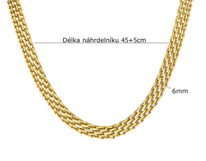 Náhrdelník pro ženy chirurgická ocel SENC1370