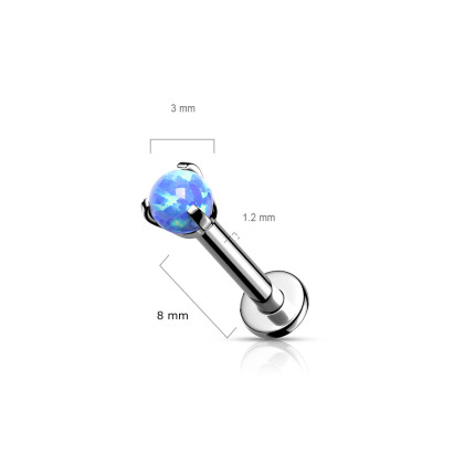 Piercing brady titan s opálem SET23LI05