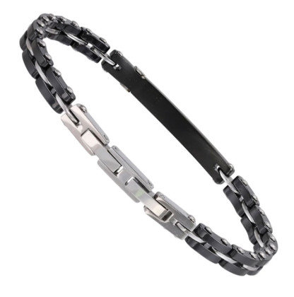 Stylový náramek na ruku z chirurgické oceli CBS38