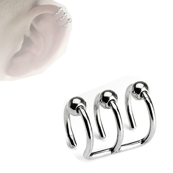 Falešný piercing ucha SERSFX04