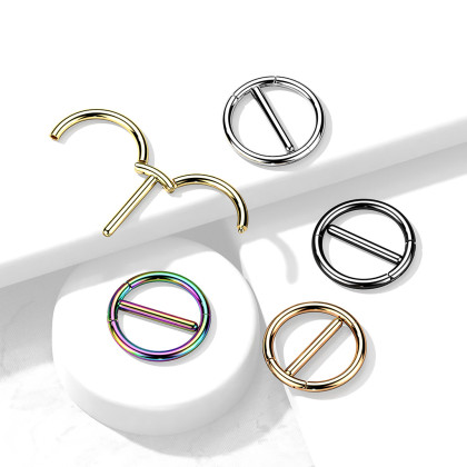 Piercing do bradavek z chirurgické oceli SEKSH01