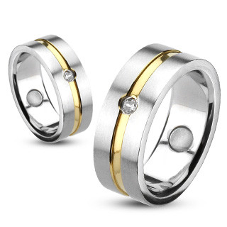 Ocelové snubní prsteny Spikes 11867