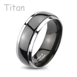 Titanový snubní prsten Spikes 3034