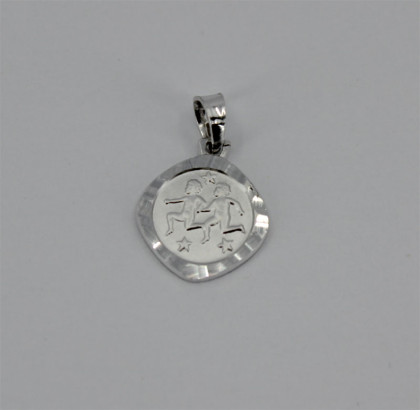 Stříbrný přívěsek znamení Blíženci 307875004