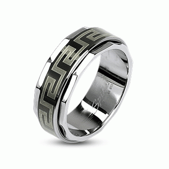 Ocelový prsten Spikes 1590