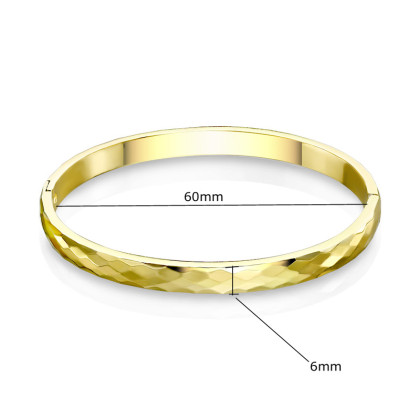 Pevný náramek z chirurgické oceli SESBS0870