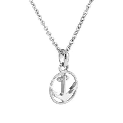 Ocelový přívěsek kotva + řetízek Genco GPSS1424ST