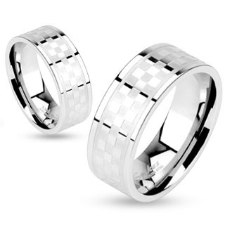 Ocelové snubní prsteny Spikes 10172