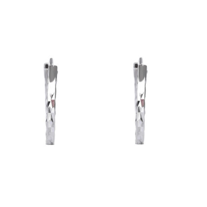 Minimalistické stříbrné náušnice kruhy 30464909