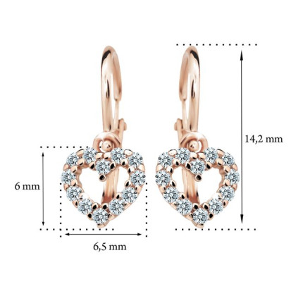 Dětské náušnice zlaté C2157R