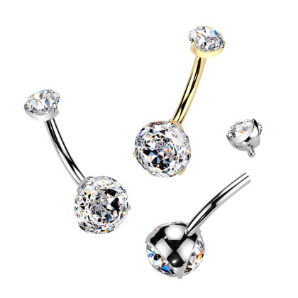 Piercing do pupíku z titanu SETIN62