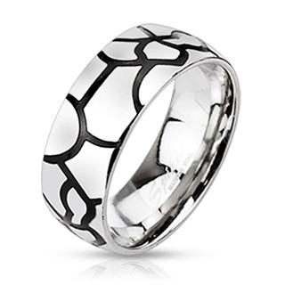 Ocelový prsten Spikes 2183