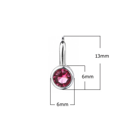 Elegantní stříbrné náušnice 312346001