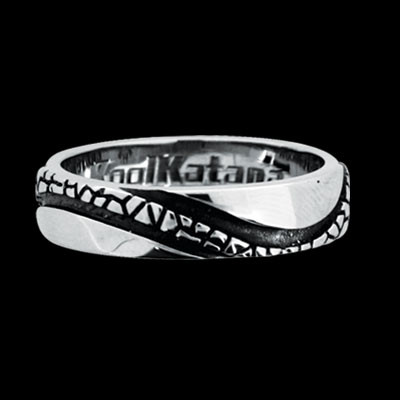Ocelový prsten KoolKatana 055