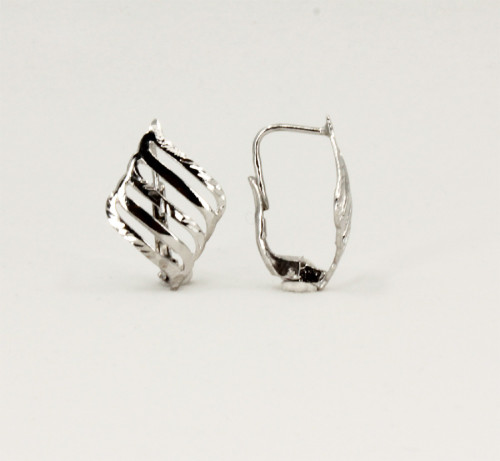 Moderní stříbrné náušnice 311664002