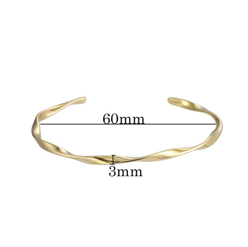 Dámský náramek bangle z chirurgické oceli MBSG202