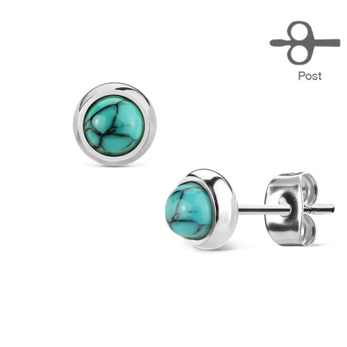 Ocelové pecky 1004-Turquoise