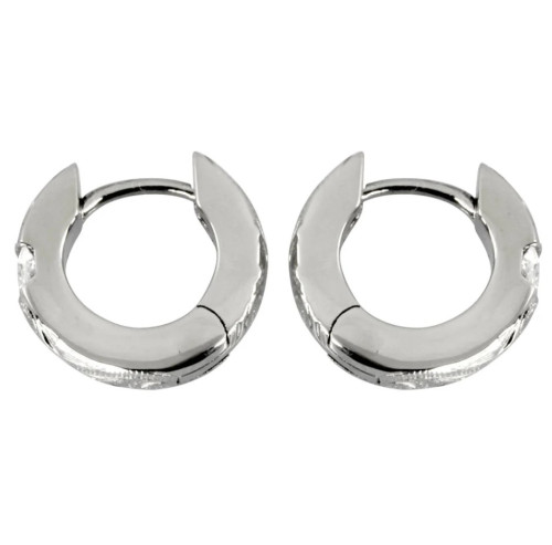 Náušnice kroužky se zirkony Genco GESS205ST