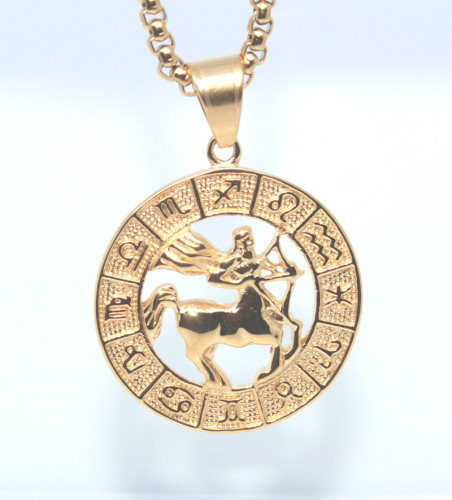 Přívěsek z chirurgické oceli střelec 3093