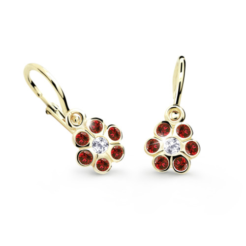Náušnice pro miminka Cutie Jewellery C1737Z-Červená