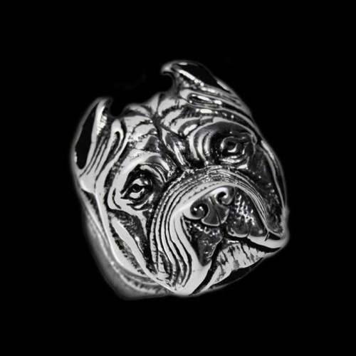 Prsten z chirurgické oceli Pitbull WJHZ337
