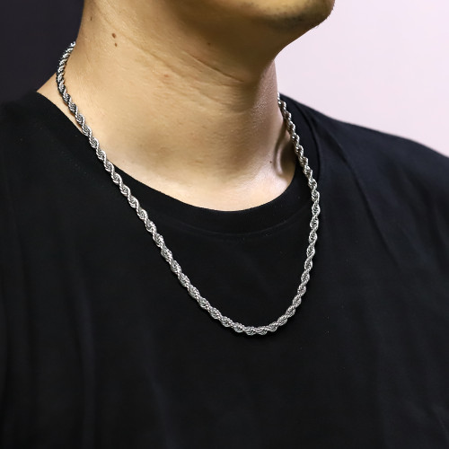 Stylový řetízek z chirurgické oceli pro muže NSS905