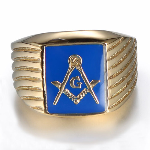 Pečetní prsten chirurgická ocel WJHZ54 - Svobodní zednáři