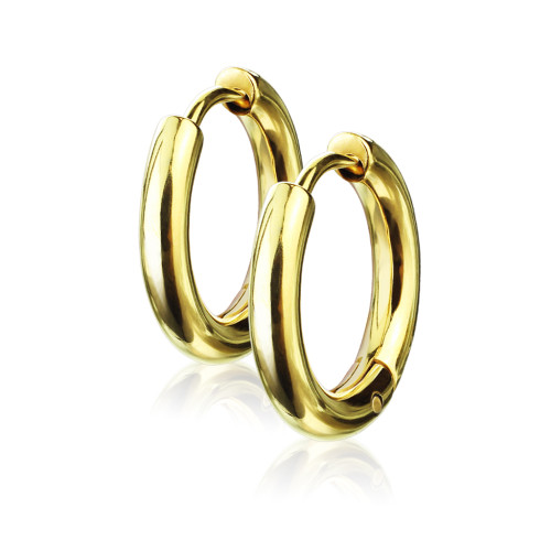 Kruhové náušnice 3065-GD