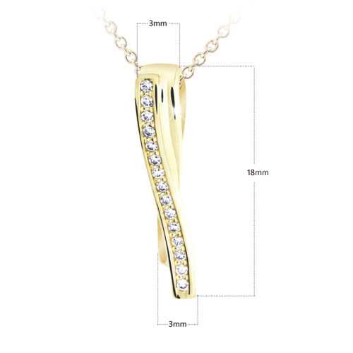 Zlatý přívěsek na krk Z6301Z