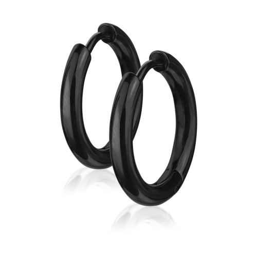 Kruhové náušnice 3065-BK