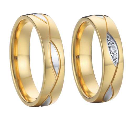 Ocelové snubní prsteny SPPL006