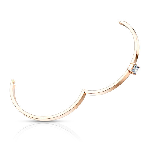 Ocelový zlatý náramek na paži 1047-RD